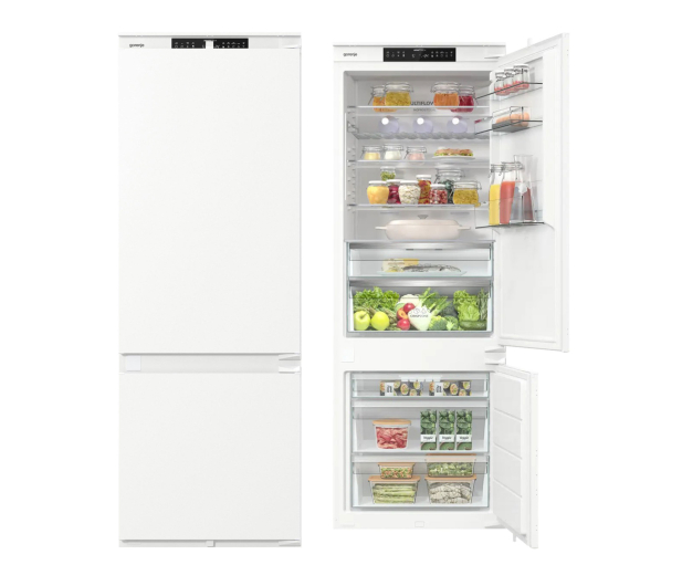 Lodówka do zabudowy Gorenje NRKI619D61WFE No Frost 200,5cm 35dB Zawiasy Ślizgowe 377L - 1483277 - zdjęcie